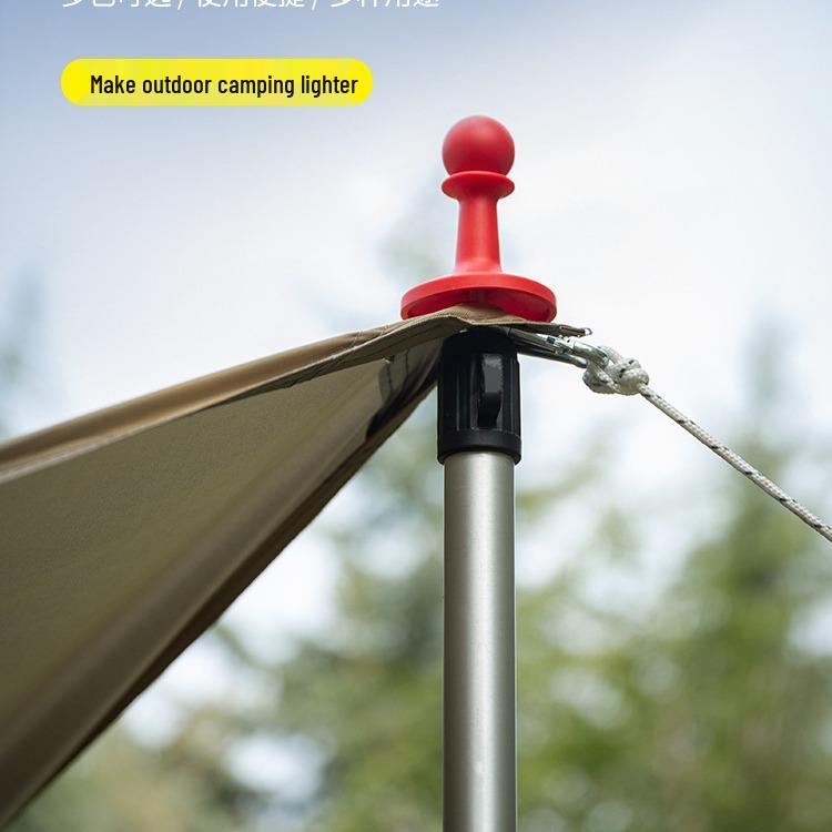 Insulated Lightning Protection Cap for Tent Poles