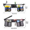 Blue 65x25CM Garden Tool Bag Multipurpose Oxford Cloth Resistance Large Capacity Portable Tool Waist Bag