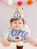 Handmade Birthday Party Hat  Creative Interchangeable Numbers Crown Adjustable Size for Girls Boys Birthday Party Decor