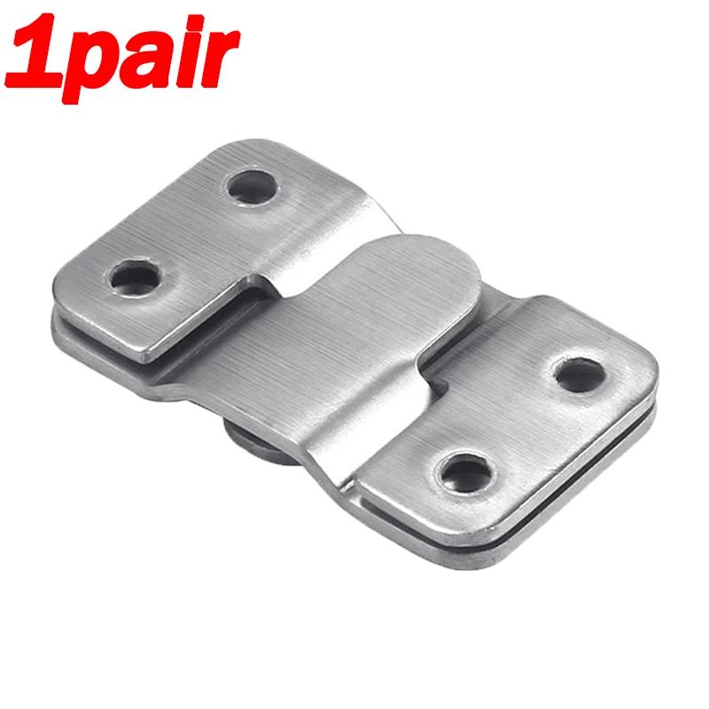

Heavy Duty Photo Frame Hooks Stainless Steel Interlocking Clasp Interlock Hanging Buckle Flush Mount Bracket Furniture Connector S-(44mm)