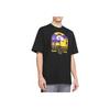 Nike X NBA Courtside Los Angeles Lakers Graphic Print Loose Fit Basketball T-Shirt Men Tops Black DR6301-010