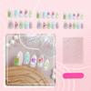 30 pieces of small fresh 3D three-dimensional point diamond wearing nail boutique strawberry flower almond nail art