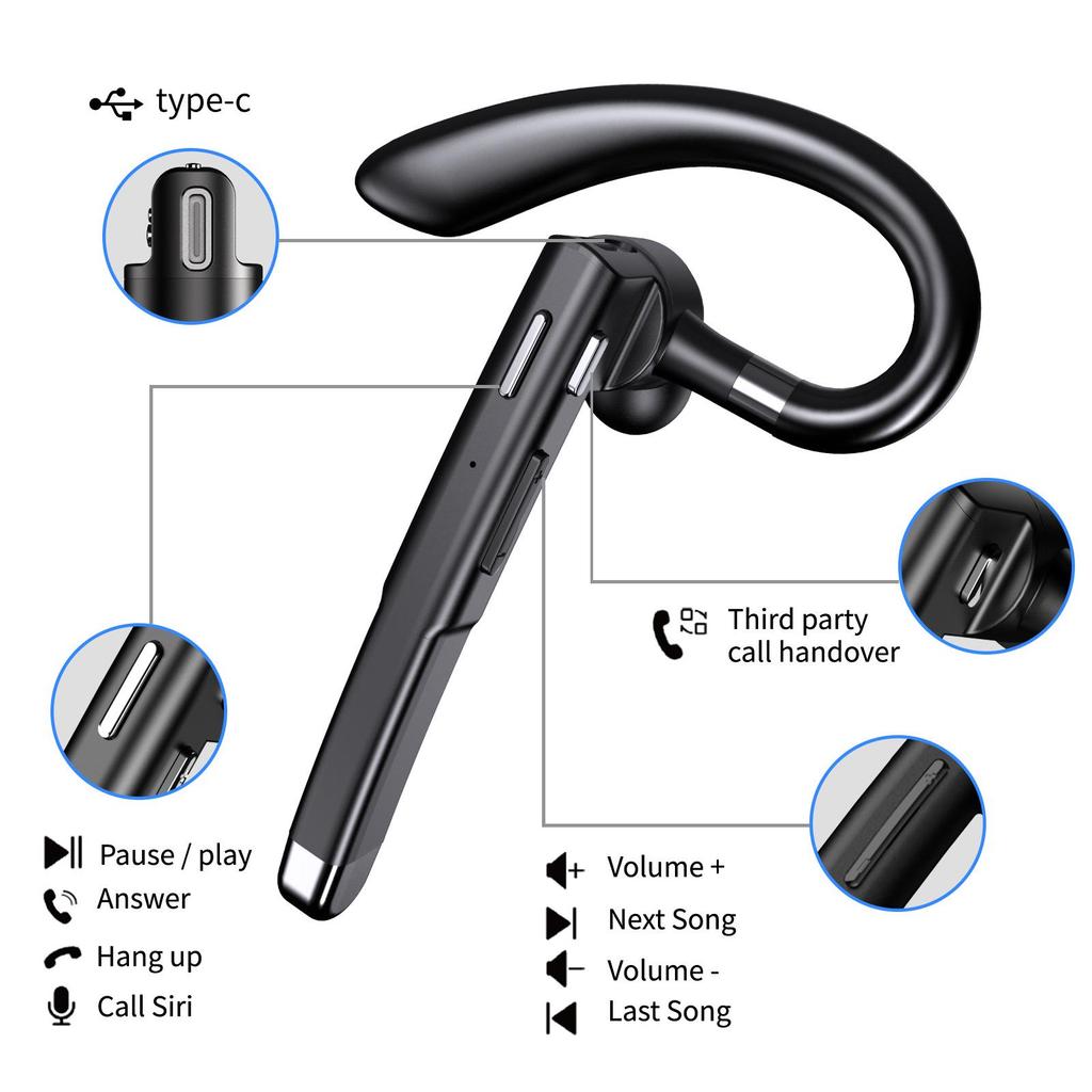 Popular AI Translation Wireless Bluetooth Over-Ear Noise-Cancelling Earphone YYK520 for Business.