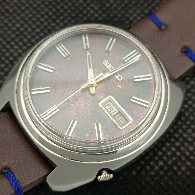 UŻYWANY RZADKI WINTAGE SEIKO 5 AUTO 6619A JAPOŃSKI MĘSKI ORYGINALNY ZEGAREK Z TARCZĄ a413529-2 SKU621b-a413529