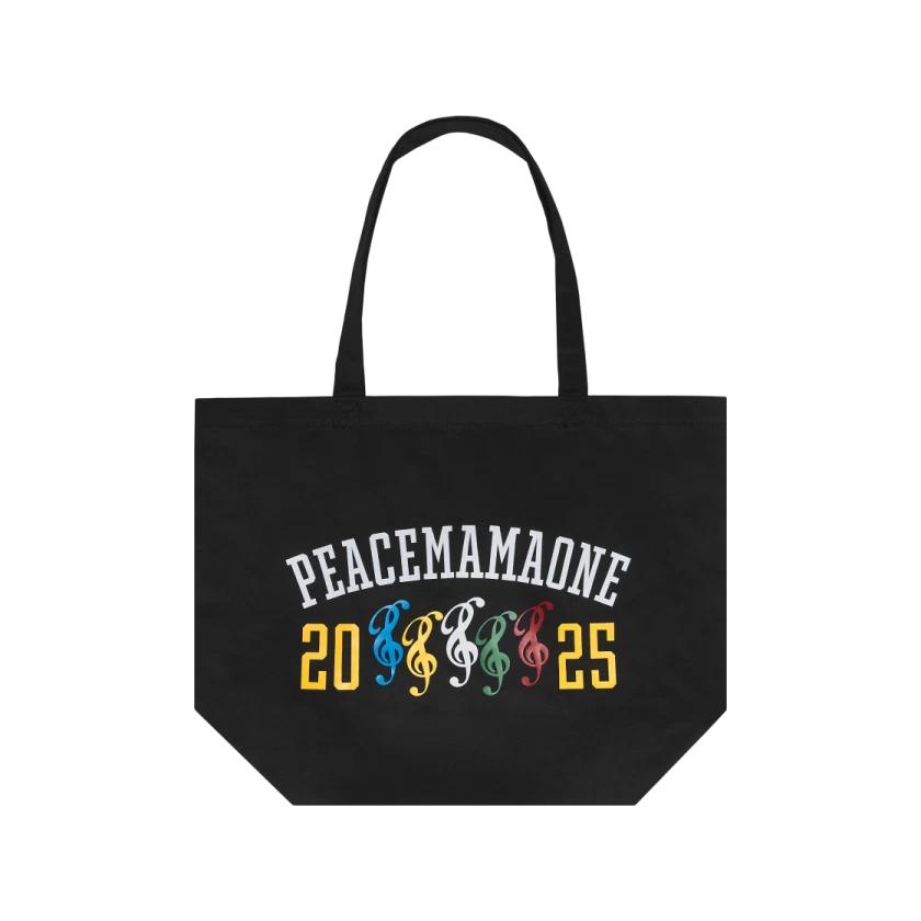 PEACEMINUSONE x 2025 MAMA Awards PEACEMAMAONE Black Eco Bag Limited Edition Tote
