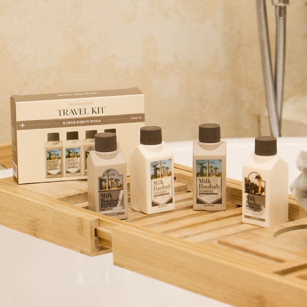 Milk Baobab White Soap Travel Kit