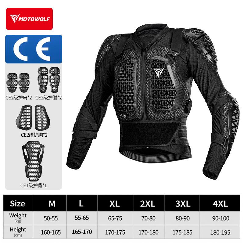 Motorcycle Jacket Men Women Motorcycle Full Body Armor Jacket Moto Turtle Motocross Racing Jacket CE Approved Protective Gear