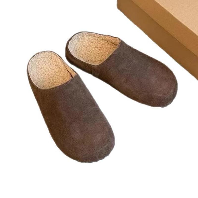 Retro Shoes, Flip-flops, Women's Height-increasing Shoes, New Fashionable Thick-soled Half Slippers