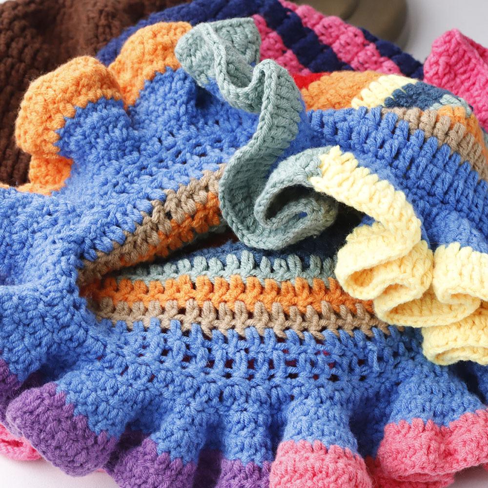 New Design 2025 Factory Fashion Cute Crochet Knitted Women Bucket Hats