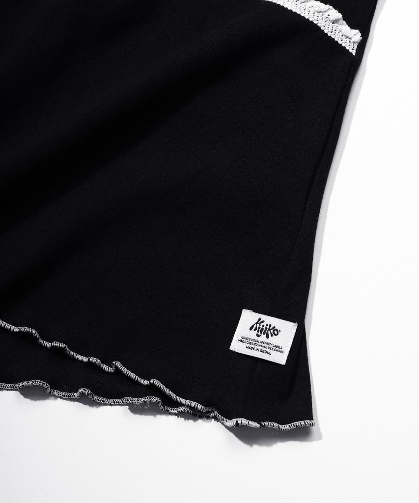 KIJIKO Wave Lace Ss Black