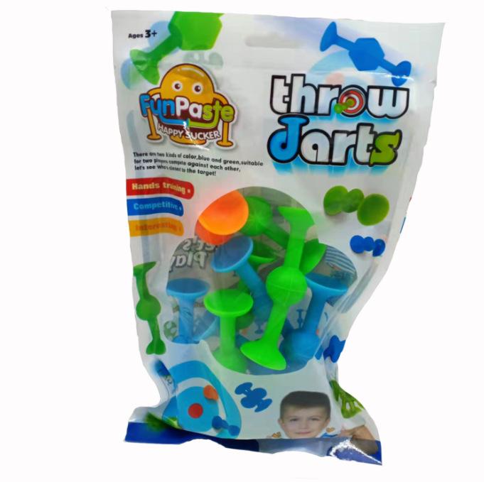 Cross-Border Suction Cup Dart Game: Sticky Decompression Toys for Outdoor Family Gatherings and Parent-Child Activities