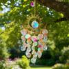 Boho Sun Moon Crystal Suncatcher, Hanging Garden Suncatchers, Sun Crystal Decoration for Window & Garden, Decorative Hanging Ornament