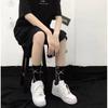 Harajuku Hip-Hop Street Sports Skate Ponožky Kravata Dye Bavlna Lightning Designer Happy White Socks Women