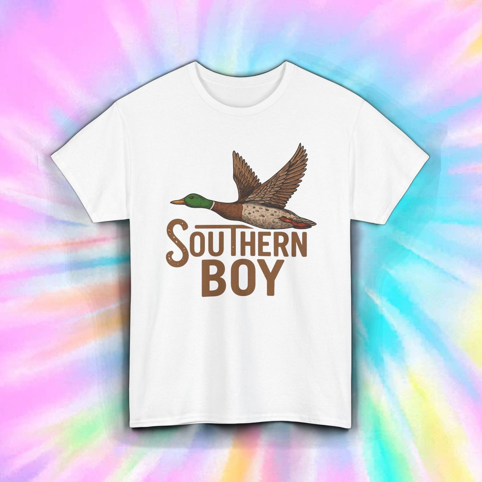 Southern Boy Shirt Duck Hunting Country Outdoors Graphic Tee Farm Gift S-5XL S