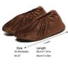 3Pairs Reusable Non Slip Shoe Covers Elastic Durable Shoe Protector Breathable Soft Short Fabric Overshoes Indoor Use