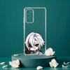 Arlecchino Genshin Impact Phone Case For Samsung Galaxy S24 S25 S23 S22 S21 Plus S24 S25 Transparent Cover Case
