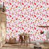Ladybug Wallpaper Flowers and Hearts for Living Room and Bedroom 50x1000
