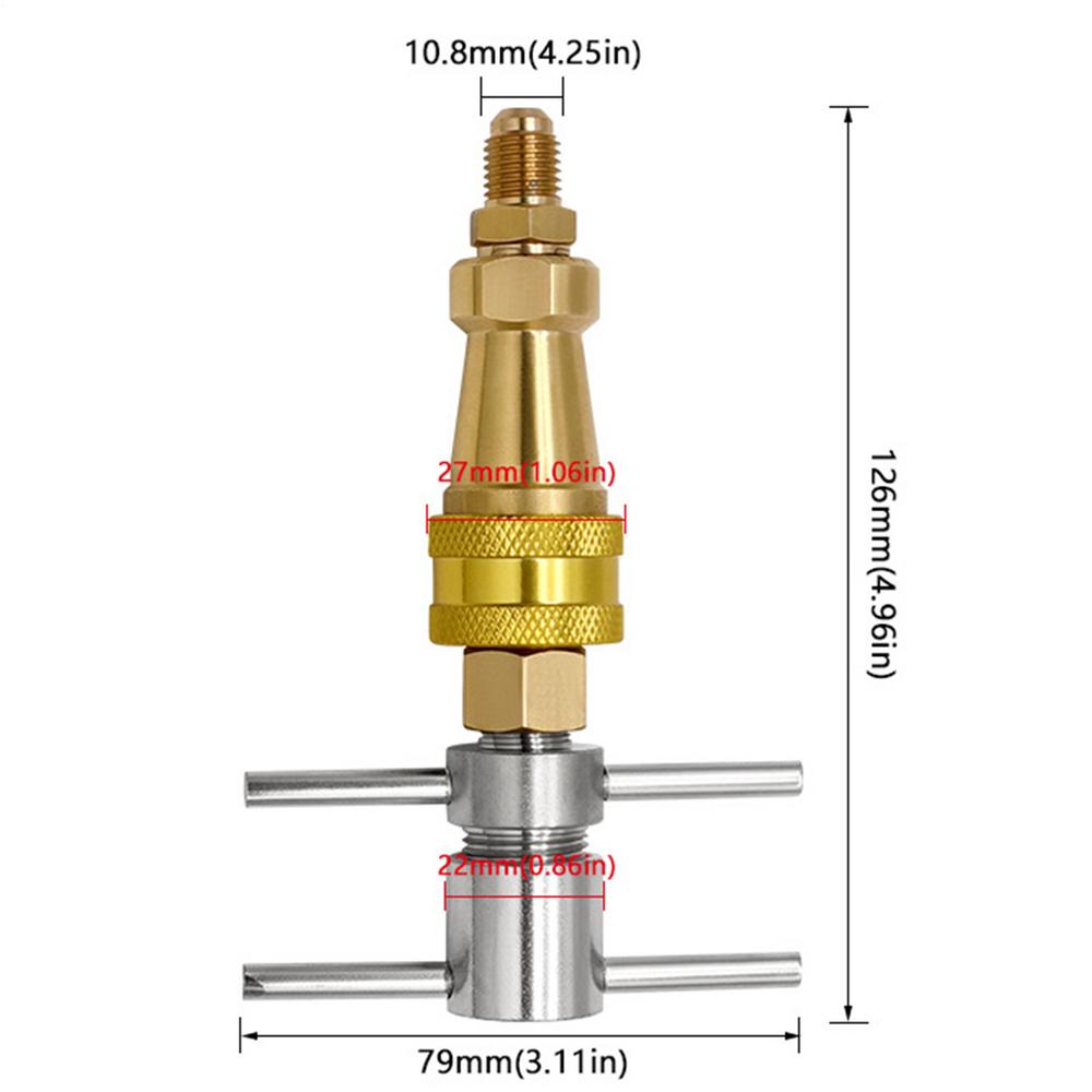 

Brass Washer 1/4 Inch Quick Connect Cleaning Accessories Refrigerator Quick Connector Supplies Wear Resistance Frige Parts