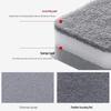Gray & White Durable Double-Sided Sponge Scourer: Thick Dishwashing Cloth & Magic Eraser for Pot Cleaning
