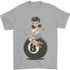 8Ball Pinup Pool Unisexs TShirt 100 Cotton