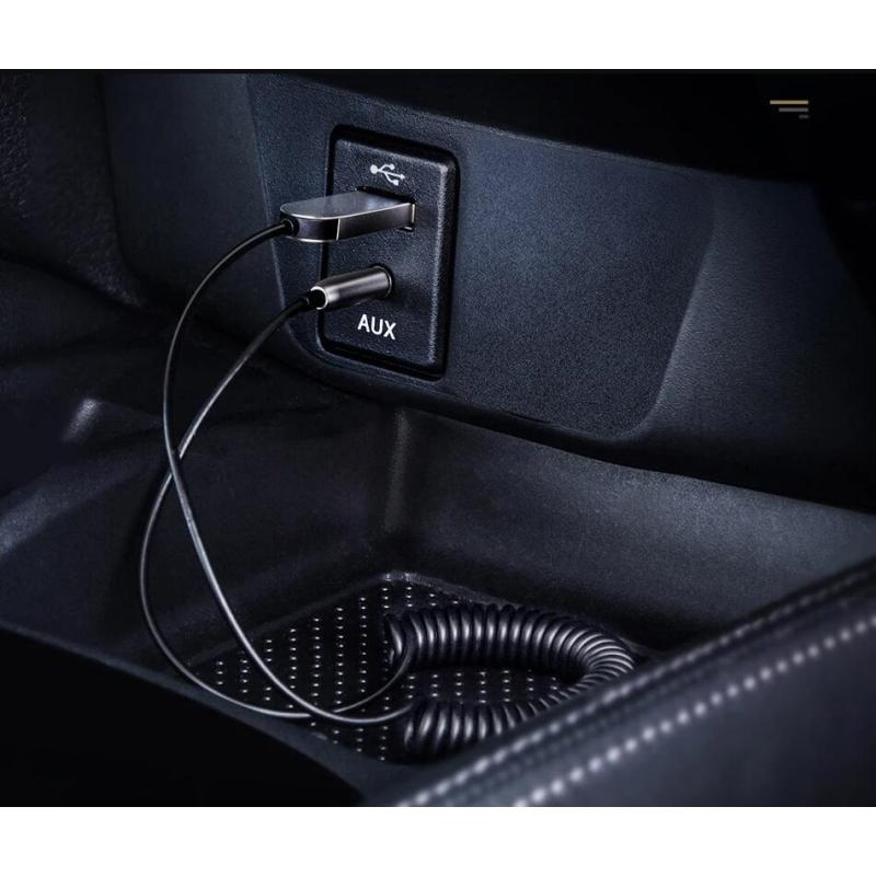 1Pcs Car Aux 3.5Mm Jack Adapter Cable Speaker Transmitter Usb 5V Bluetooth Car Audio Cable Transmitter Wireless Receiver