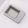 20pcs Tinplate Storage Box With Clear Top For Earrings USB Drive And Small Accessories Travel Jewelry Organizers