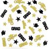 Glitter Graduation Confetti 2026 Rose Gold Graduation Decorations Grad Cap Star Congrats Grad Table Scatter for Grad Party Decorations 2026