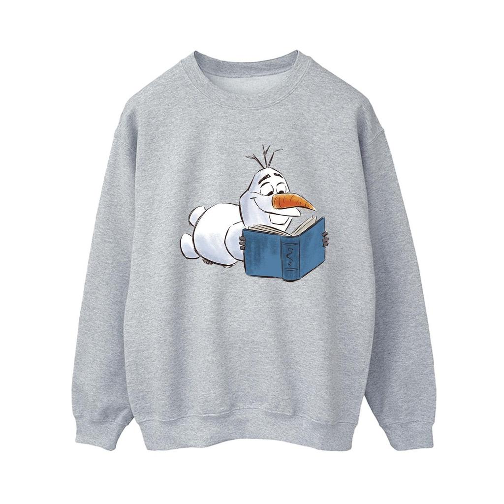 Disney Frozen Olaf Reading Sweatshirt for kvinner/damer