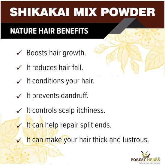 THE FOREST HERBS Natural care from nature Hair Shampoo 200G With Amla, Reetha, Shikakai, Bhringraj, Hibiscus, Neem & Methi For Hair Wash  200G