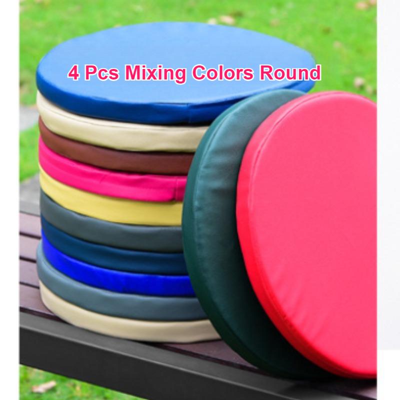 4/8pcs Elastic Floor Cushions with Handles Home Office Gaming Macaron Colors Thickened Meditation Mats Versatile Seating Decor