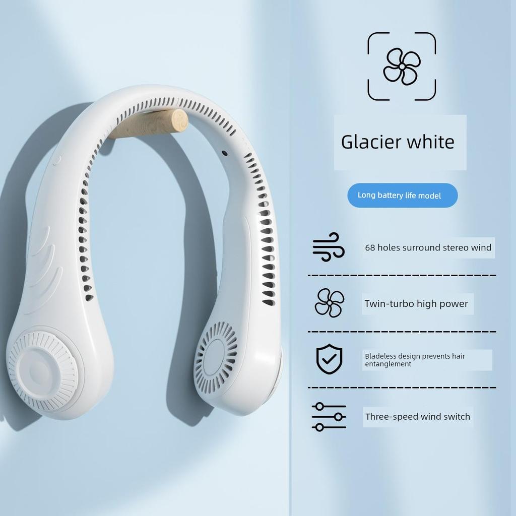 Hanging Neck Fan, Portable, Ultra-Long Battery Life, Silent Electric Fan, Small Hanging Neck Fan, 2025 New Model