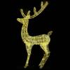 XXL Reindeer Christmas Decoration Acrylic 250 LED 2 pcs 180 cm