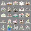 50 Bücher Blumen Doodle Persönlichkeit Cartoon Blumen Kreative DIY Handy Skateboard Koffer Aufkleber