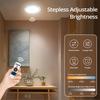 Motion Sensor Rechargeable LED Ceiling Light Round Wireless Security Light for Hallway Stairs Corridor Indoor Home Entryway