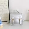Solid Color Backpack Childrens Casual School Bag Trendy Outdoor Fashion Gift