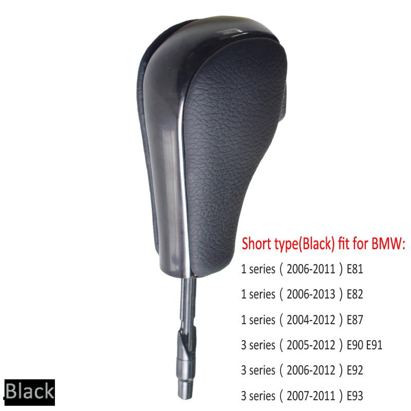 Automatic Gear Shift Knob With Alcantara For BMW E39 E46 E53 E60 E61 E63 E64 E83 E81 E82 E87 E90 E91 E92 E93