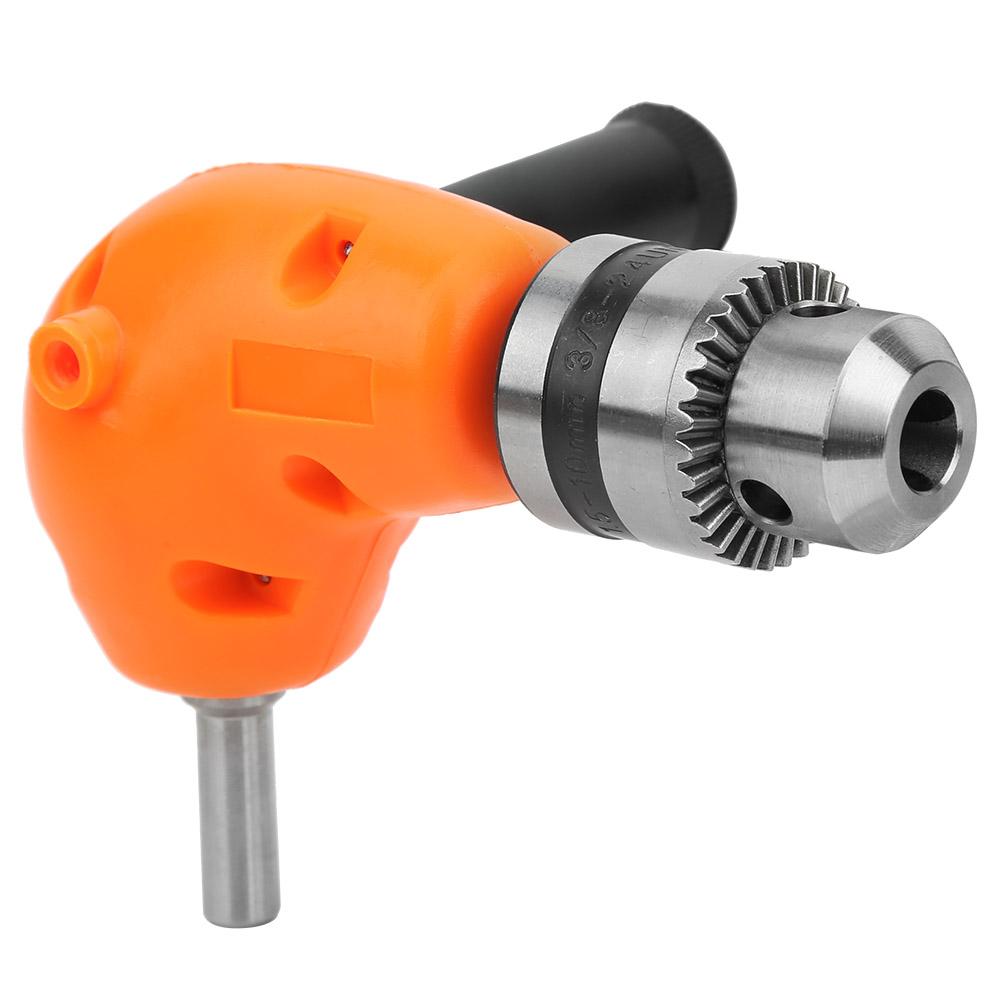 90 Degree Right Angle Drill Attachment Portable Compact Punch Adapter Attachment Tool