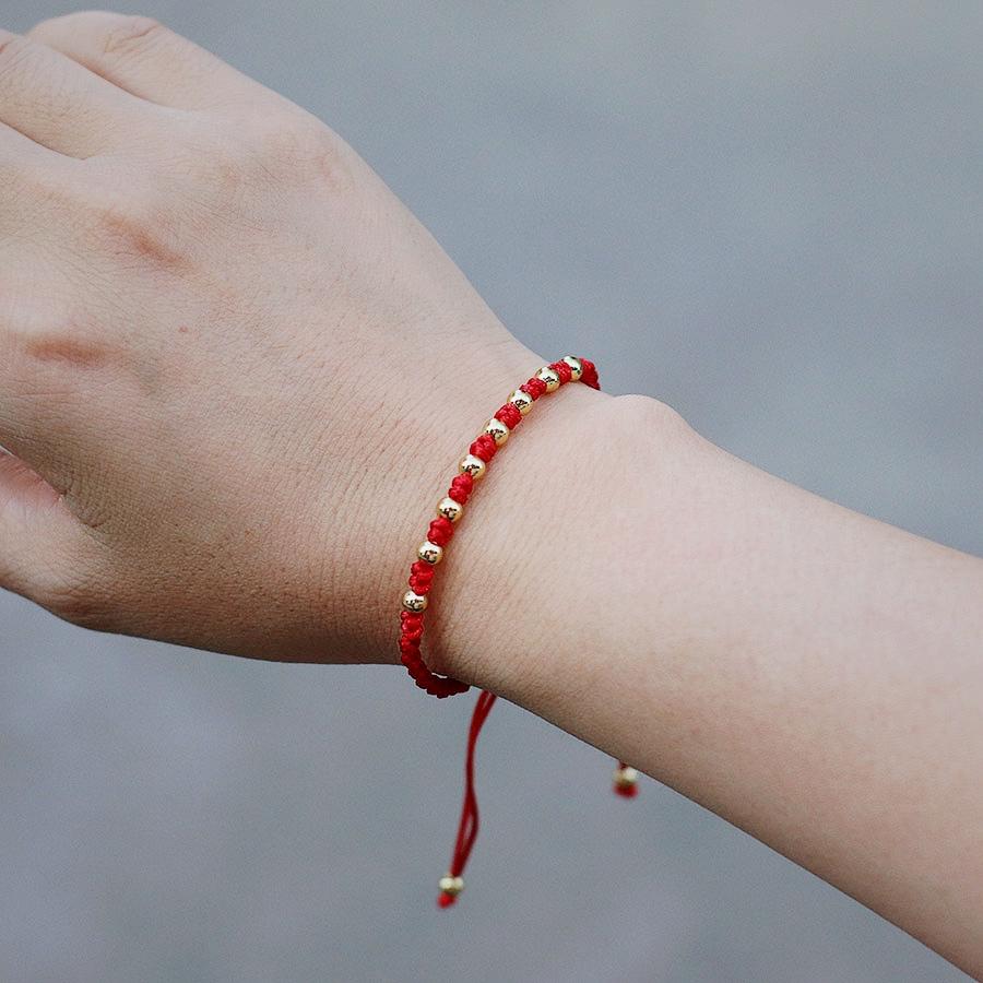 Handcrafted Lucky Red Thread Bracelet For Women Adjustable Casual String Macrame Braslet Pulsera Cuerda Best Gift For Girlfriend
