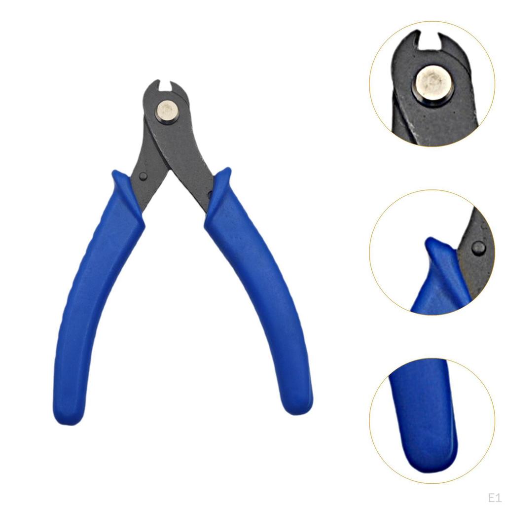 Jewelry Plier Bead Crimping Anti Slip Grip Handle Professional Split Rings