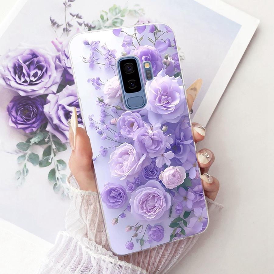 For Samsung Galaxy S9+ Case Soft Silicone Protective transparent Fashion Phone Case For SamsungS9 S 9 Plus Clear Cover Coque