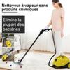 2000W Steam Cleaner With 14 Accessories, QVIIDBVB Steam Pressure 4 Bar, High 284°F, Tank Capacity 1.8 L, for Carpet Floors