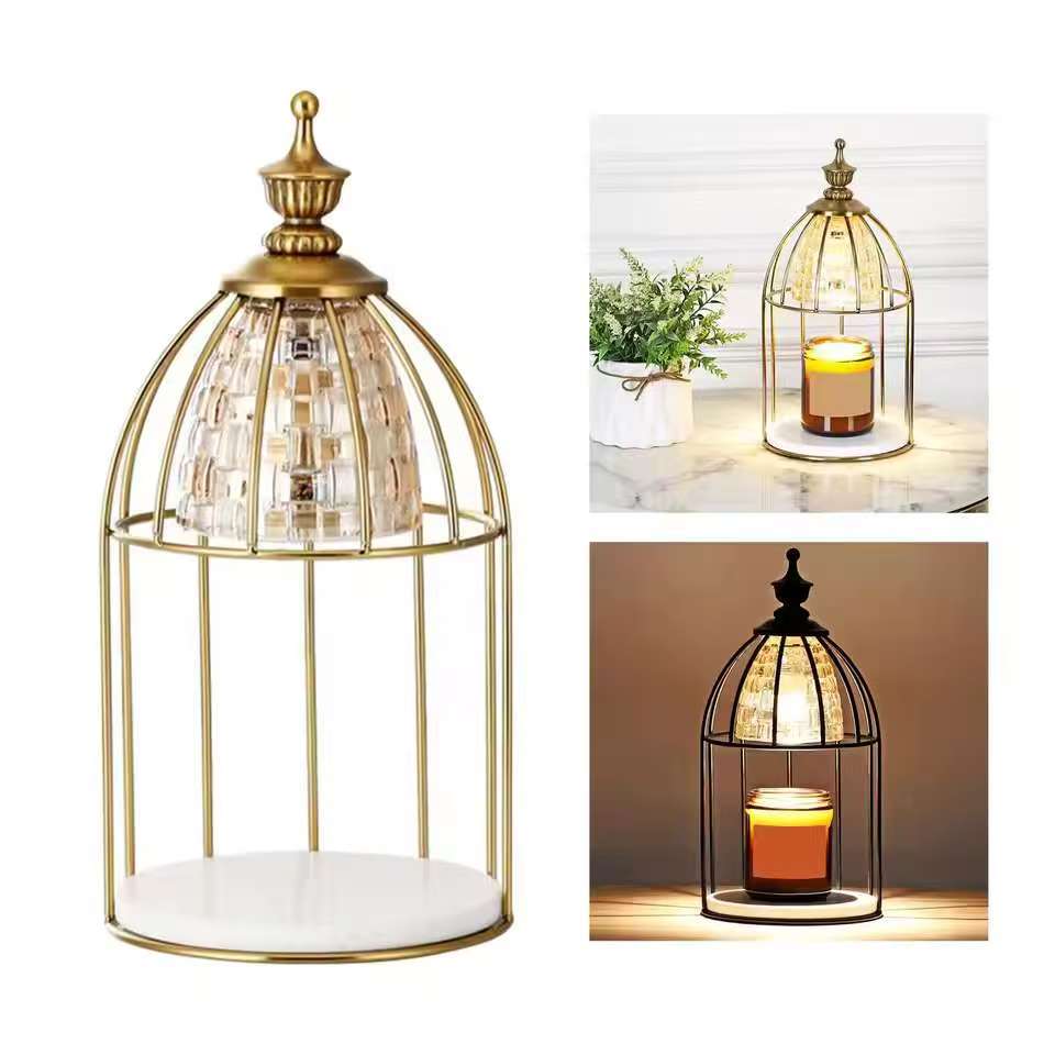 Electric Candle Melt Warmer, Crystal Melting Lamp Warmer Candle Warmer Light Stony Base