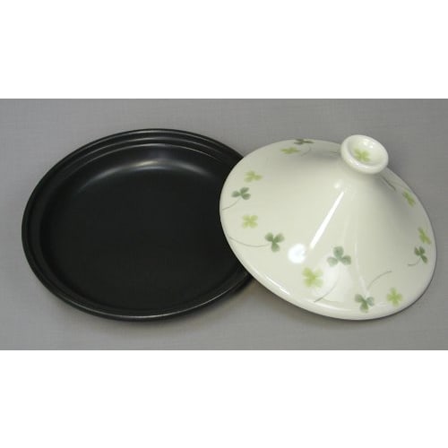 TAMAKI Tagine Pot, Small, Clover, Diameter 20.3cm x Height 12cm, Microwave and Heat Safe, T-679678