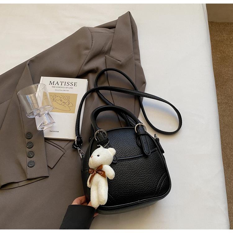 

High-end hand bag women s new bowling pillow bag versatile high-end women s shoulder messenger bag чорний