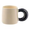 High Value Ceramic Moon Mug Retro Style Household Cup Breakfast Milk Cup Water Cup Juice Cup Coffee Cup