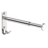 Stainless Steel Adjustable Hanging Rack - Versatile Storage Solution for Clothes, Towels & Miscellaneous Goods