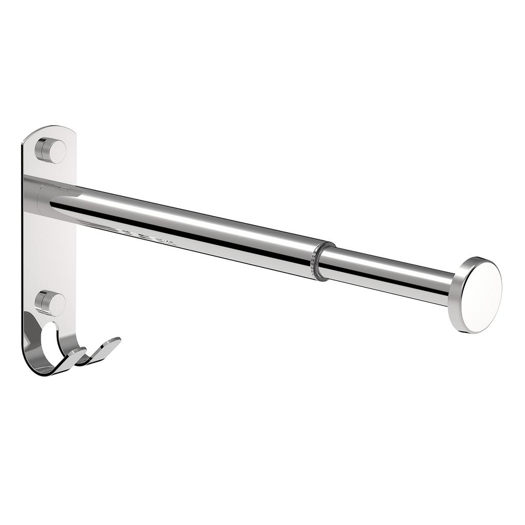 Stainless Steel Adjustable Hanging Rack - Versatile Storage Solution for Clothes, Towels & Miscellaneous Goods
