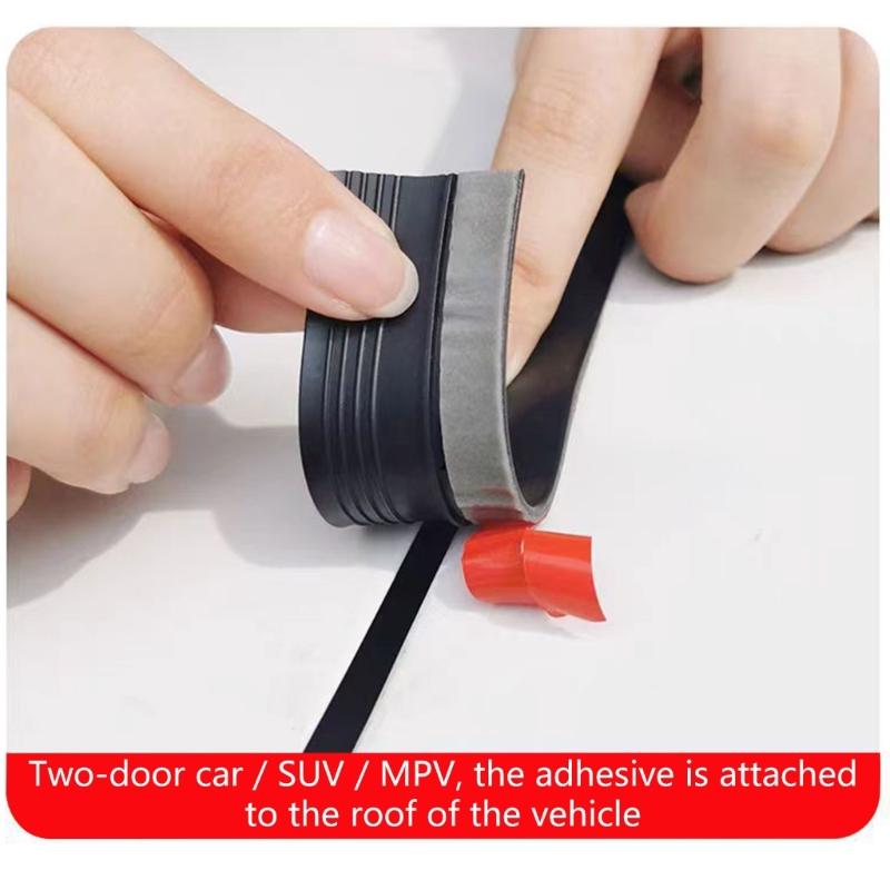 Rubber Auto Rear Trunk Seal 1.5 Meters Long For Vehicle Window Doors And Hatchback Dust Proof Noise Reduction Waterproof