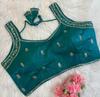 Choli Indiano Pakistano per Feste e Matrimoni Blusa Designer Ricamata da Donna