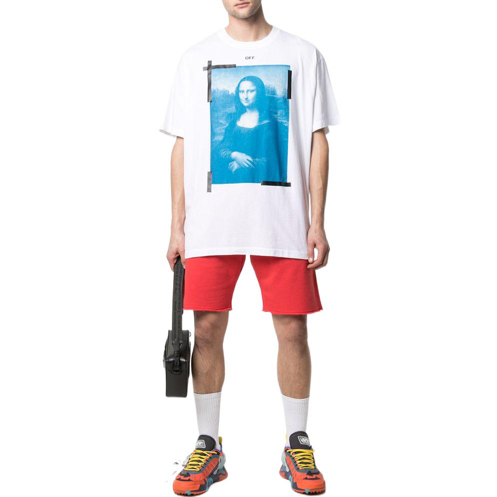 Off-White Ss22 Solid Color Crew Neck Short Sleeve T-Shirt Regular Fit Men Tops White OMAA038R21JER00101100110